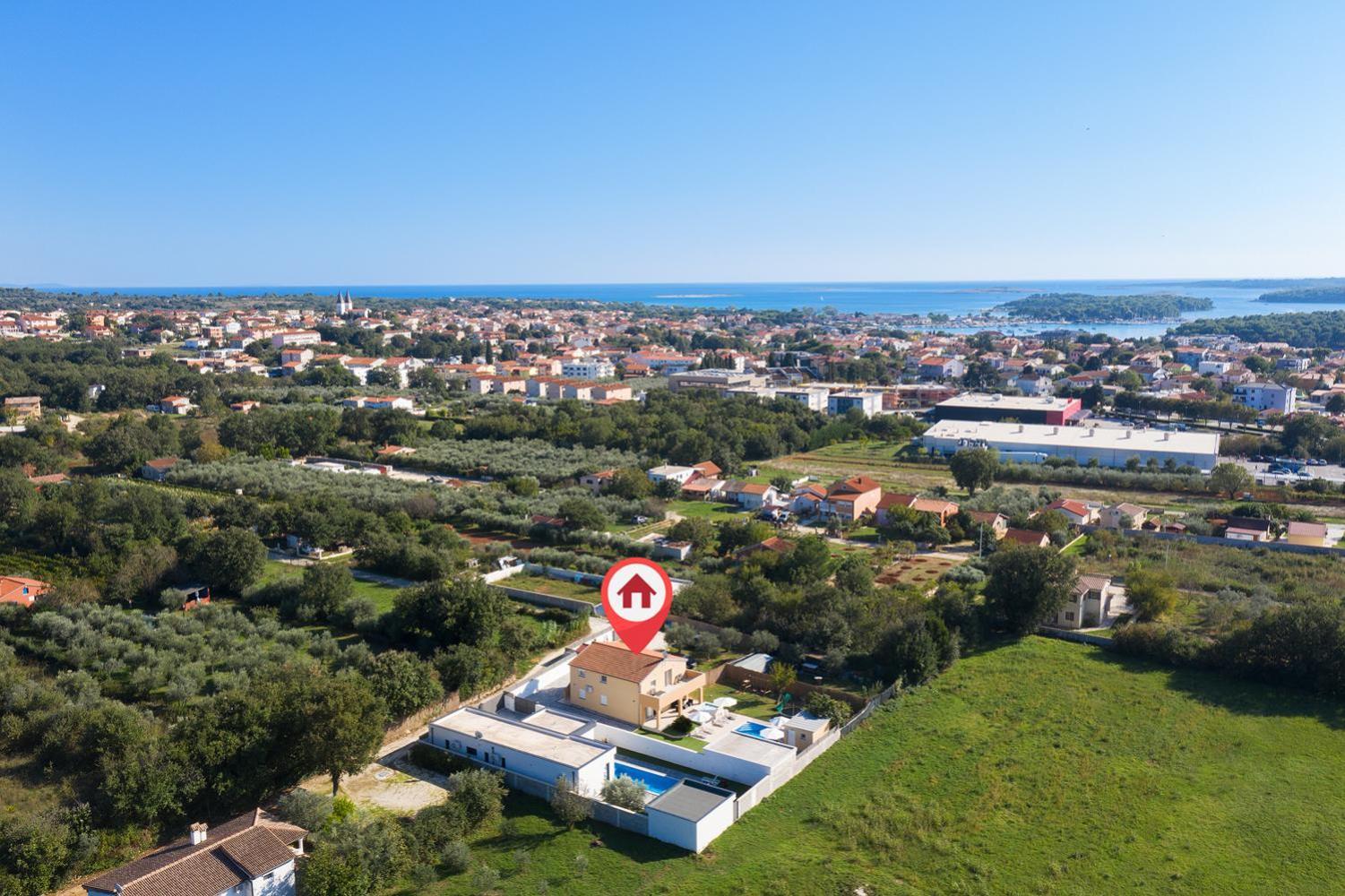 Villa Suhalj Медулин Экстерьер фото